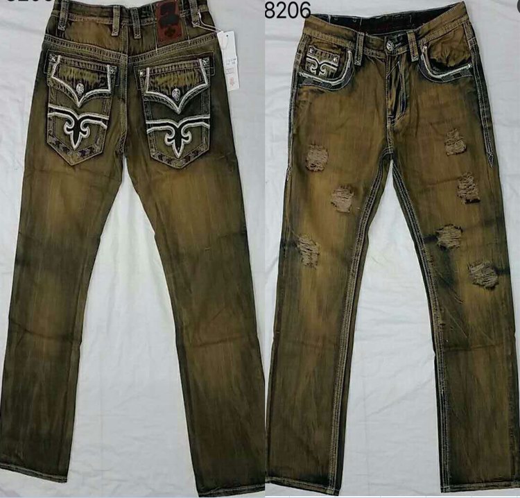 Rock Revival long jeans man 32-42-036